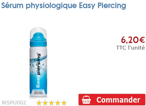 achat Sérum physiologique Easypiercing® -50ml - rinçage quotidien et  l'hydratation de votre piercing